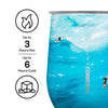 Corkcicle - Stemless - 12oz Gray Malin Surfers (Add-On)