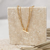 Alco - Built Different Double Necklace - Gold