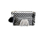 Lu & Elle - Checkered Fringe Bag (Add-On)