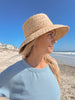 Beachly - Annia Raffia Bucket Hat -Natural