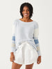 MerSea - Camden Striped Sweater - Sky Blue/White