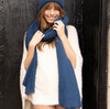 MerSea Chalet Ribbed Scarf - Oxford Blue