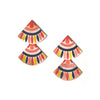 Sunshine Tienda - Pioneer Double Tiles Earrings (Add-On)