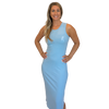 Beachly - Capri Ribbed Dress - Seaside Blue (Add-On)