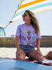 Her Waves - Rolling Single Quiver Classic Tee - Lavender