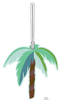 Hang Accessories - Palm Tree Luggage Tag