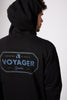 Voyager - Stamped Hooded Fleece - Black (Add-On)